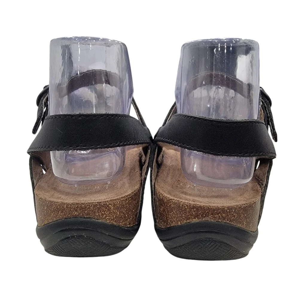 Dansko Janis Black Leather Ankle Strap Sandals Comfortable Women’s Size … - Picture 4 of 17